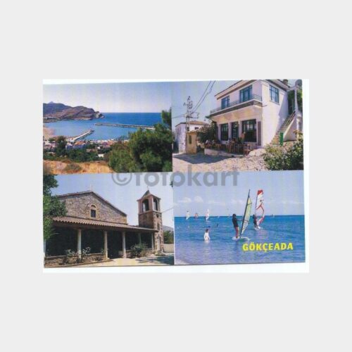 Gökçeada 4 Görünüş Konulu Kartpostal