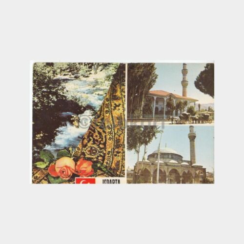 1976 Isparta 3 Görünüş Kartpostal