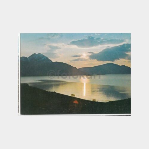 1975 Isparta Eğridir Gölü Görünüş Kartpostal
