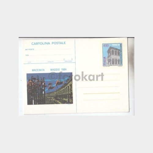 1984 İtalya Posta Filatelik Kart ve Zarfları (3 Adet)