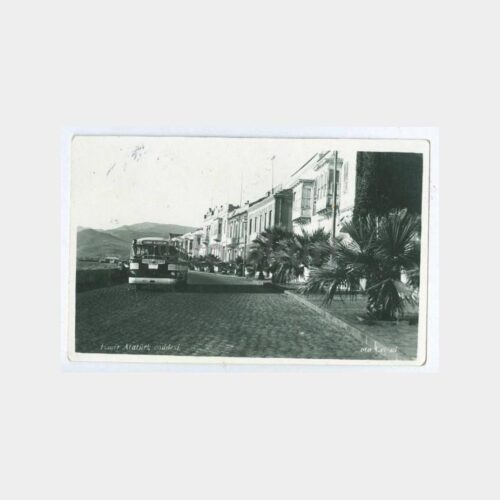 1952 İzmir Alsancak Mustafa Kemal Damgalı Nadir Kartpostal