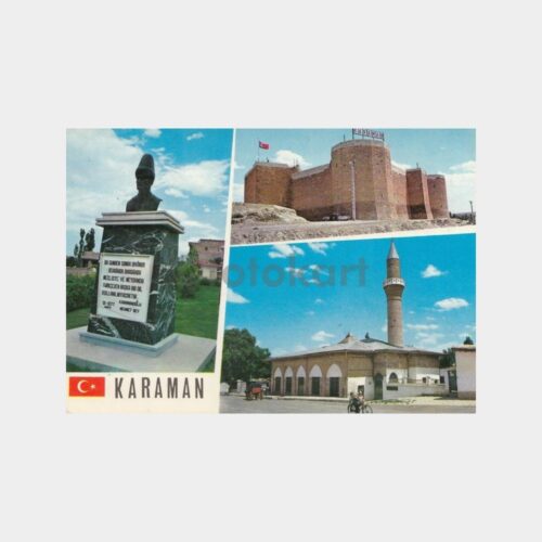 1969 Karaman 3 Değişik Görünüş Kartpostal