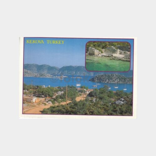 1990 Kekova Antalya Konulu Kartpostal