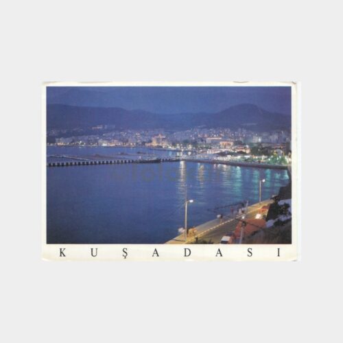 1978 Kuşadası Gece Görünüş Kartpostal