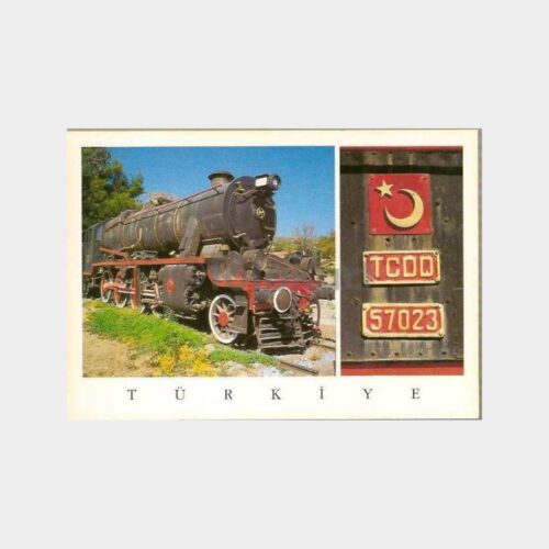 57023 Nolu Lokomotif Konulu Kartpostal