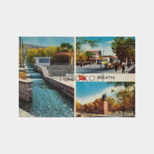 1974 Malatya 3 Değişik Görünüş Kartpostal