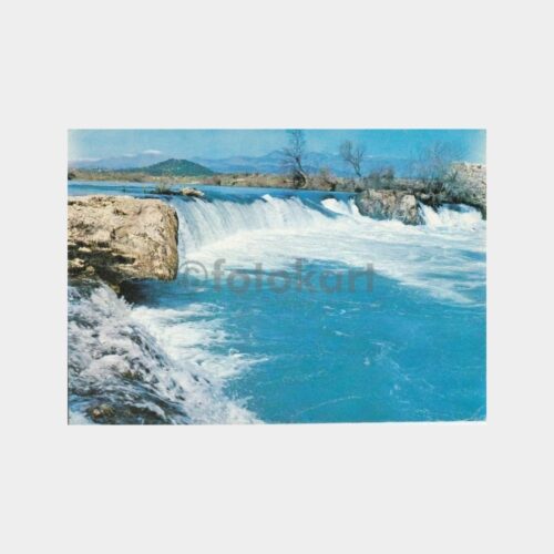 1977 Manavgat Şelalesi Görünüş Kartpostal