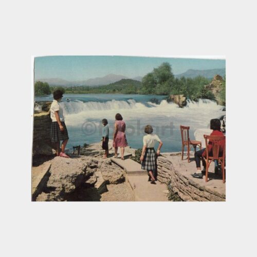1975 Manavgat Şelalesi Görünüş Kartpostal