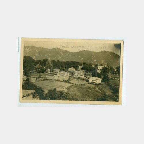 1935 Maraş Andırın Kazası Nadir Kartpostal
