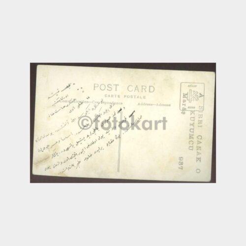 1930 Maraş Gazino Caddesi Görünüş Kartpostal - Görsel 2