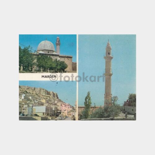 1980 Mardin 3 Görünüş Kartpostal