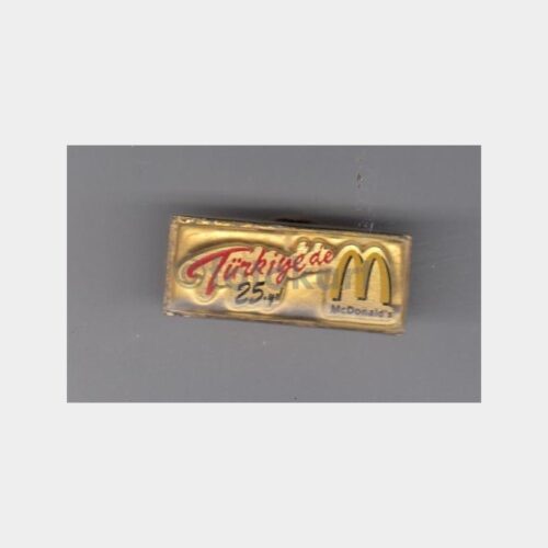 Mc Donalds Türkiye 25 Yıl Rozeti