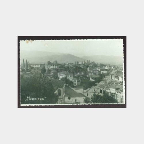 1940 Merzifon Genel Görünüş Kartpostal