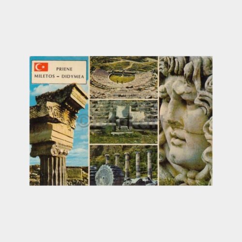 1978 Milet Didim Prienne Antik Şehir Konulu Kartpostal