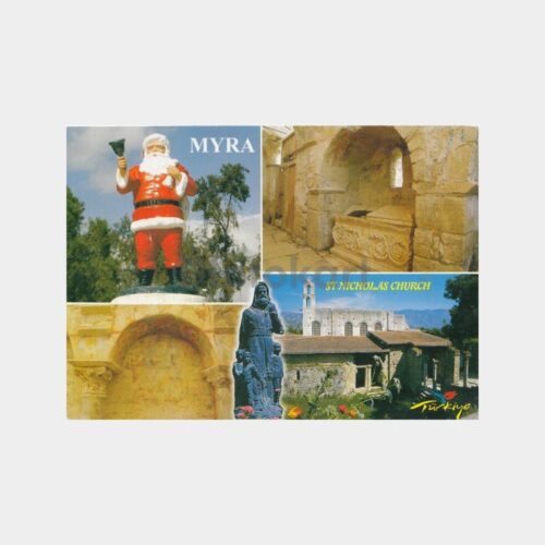 2000 Myra Demre Noel Baba 4 Görünüş Kartpostal