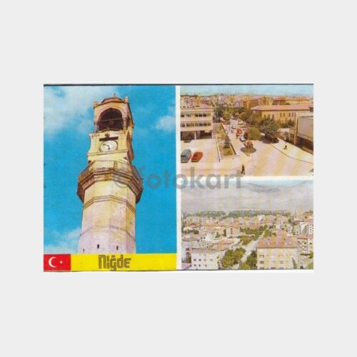 1975 Niğde Muhtelif Görünüşler Kartpostal