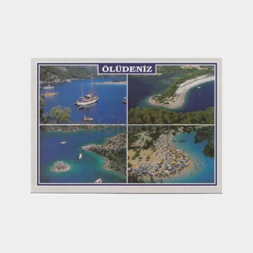 2000 Muğla Ölüdeniz 4 Görünüş Kartpostal