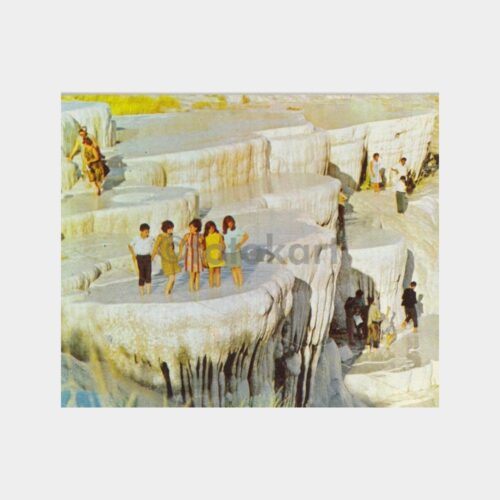 1976 Denizli Pamukkale Konulu Kartpostal