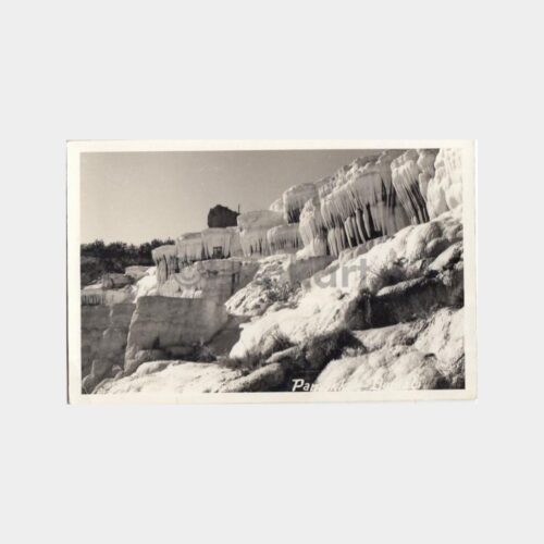 1940 Pamukkale Travertenler Görünüş Kartpostal