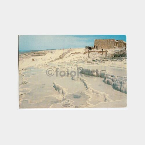 1978 Pamukkale Travertenler Görünüş Kartpostal