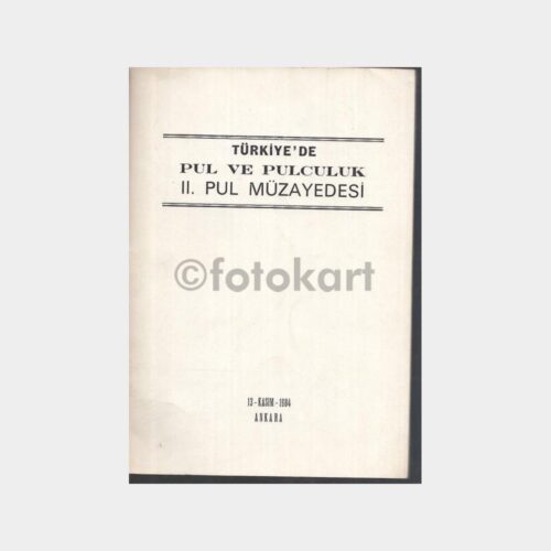 1984 Pul Müzayede Kataloğu (Türkiye Pulculuk Kulübü)
