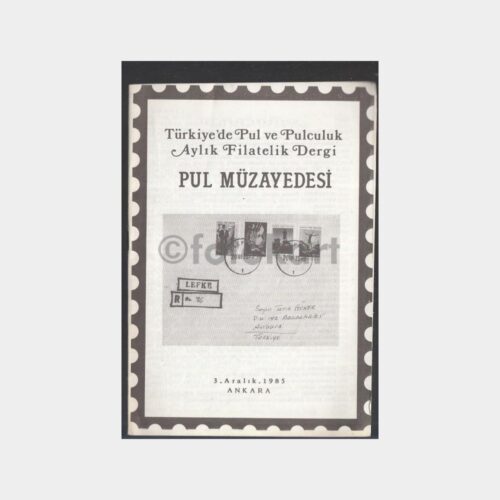 1984 Pul Müzayede Kataloğu
