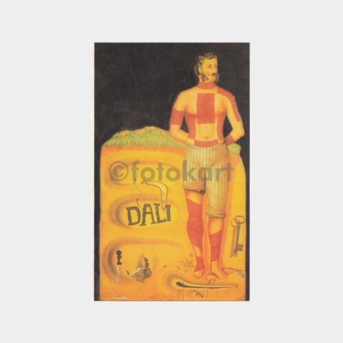 Ressam Salvador Dali Tablosu -Alkım Yayınları- Kartpostal