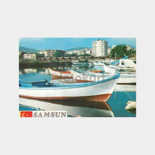 1975 Samsun Sahili Sandallar Görünüş Kartpostal