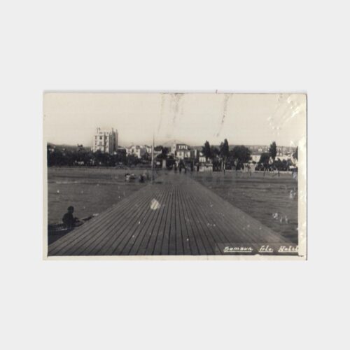 1941 Samsun Sahili İskele Konulu Fotokart
