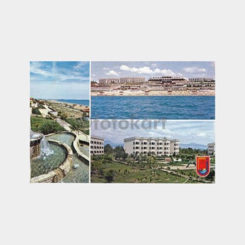 1975 Side Manavgat Jandarma Kampı Görünüş Kartpostal