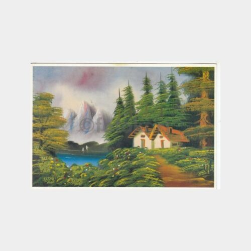 Tablo Manzara Konulu Kartpostal