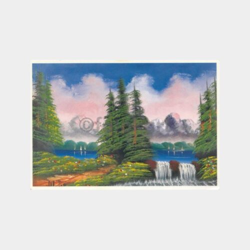 Tablo Manzara Konulu Kartpostal