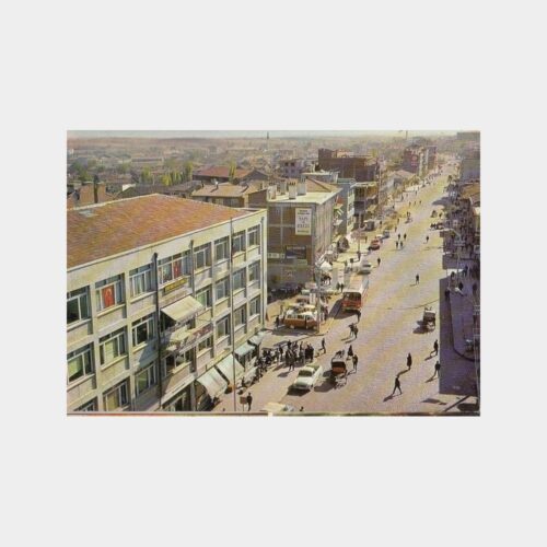 1975 Uşak İstasyon Camii Görünüş Kartpostal