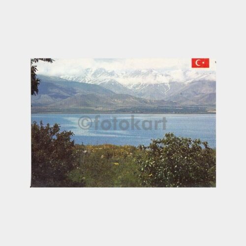 1978 Van Gölü ve Süphan Dağı Görünüş Kartpostal