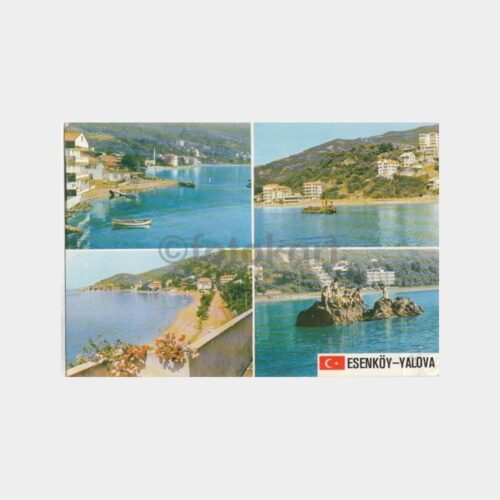 1978 Yalova Esenköy 4 Görünüş Kartpostal