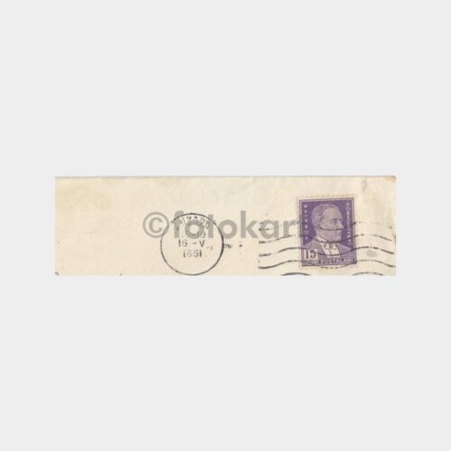 1951 Yarangümeli Adresli Posta Zarfı - Görsel 2