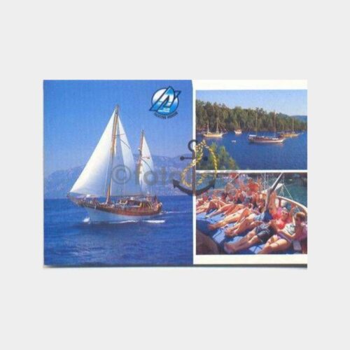 Yelken Konulu Kartpostal