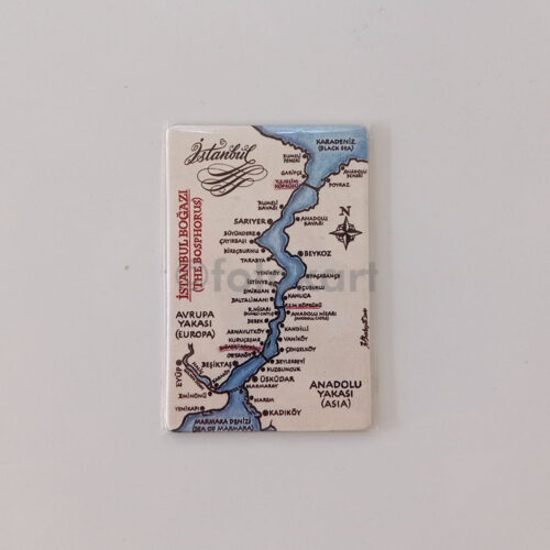 İstanbul Boğazı Konulu Magnet
