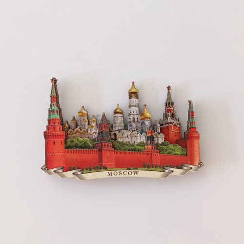 Rusya Moskova Kremlin Sarayı Konulu Nadir Magnet