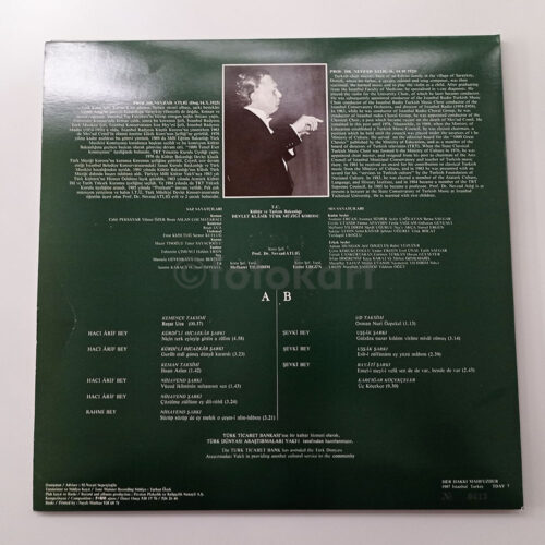 Klasik Türk Musikisi 6 LP Plak Takım - Prof. Dr. Nevzad Atlığ ve D.K.T.M. Korosu, 1987 No. 613 - Görsel 16