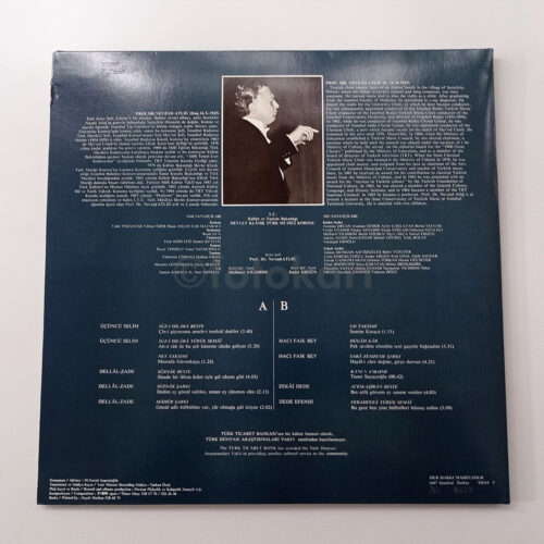 Klasik Türk Musikisi 6 LP Plak Takım - Prof. Dr. Nevzad Atlığ ve D.K.T.M. Korosu, 1987 No. 613 - Görsel 20